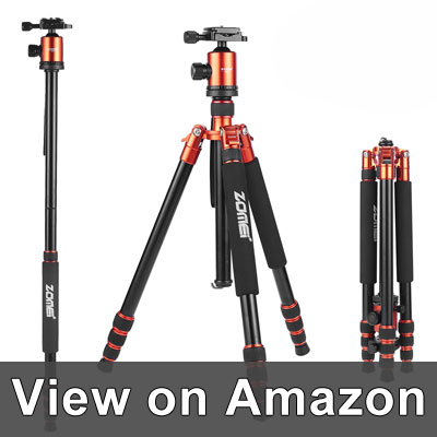 ZOMEI Light Weight Portable Carbon Fiber Travel Complete Tripod Reviews