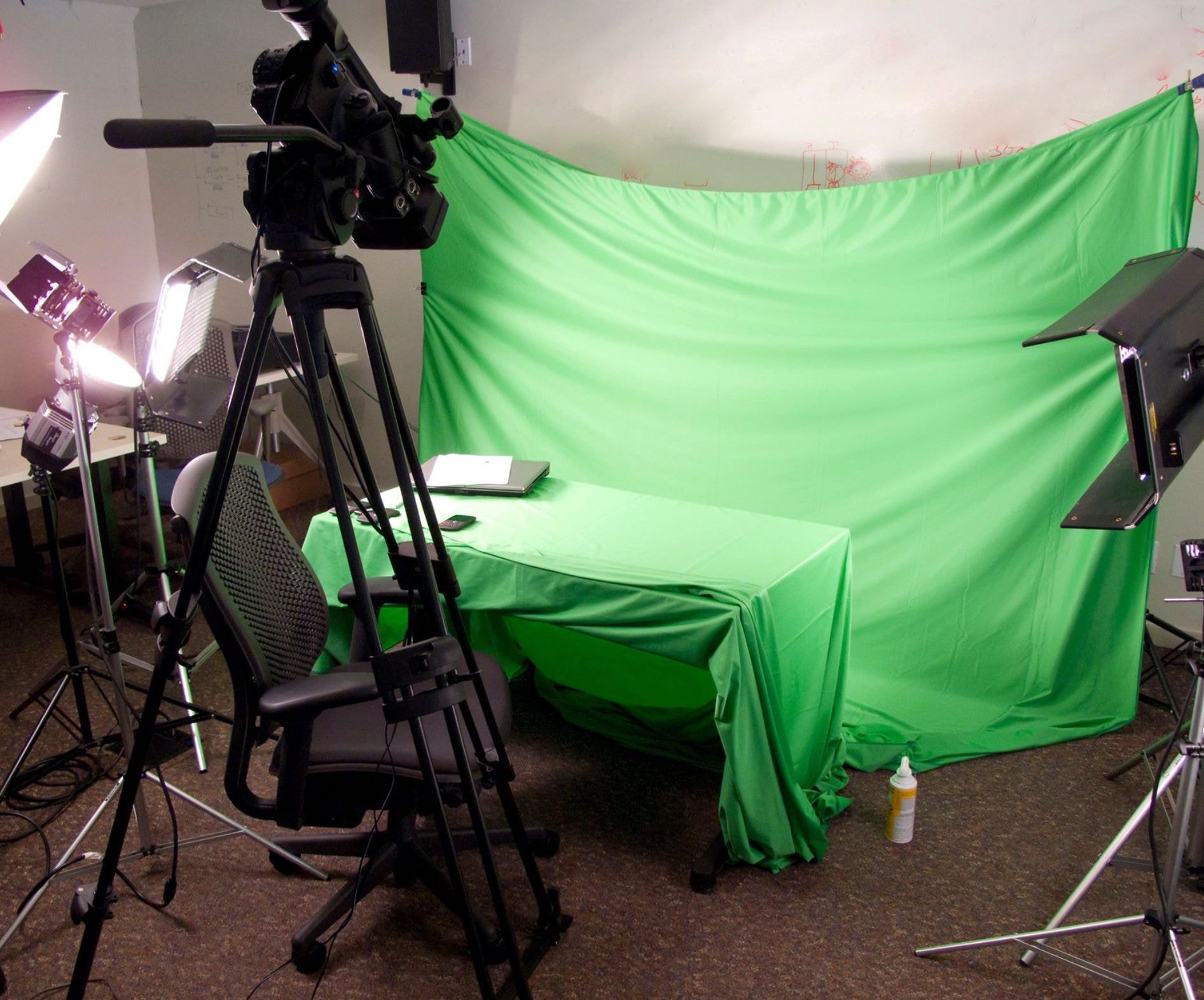 Setting Up For Green Screening