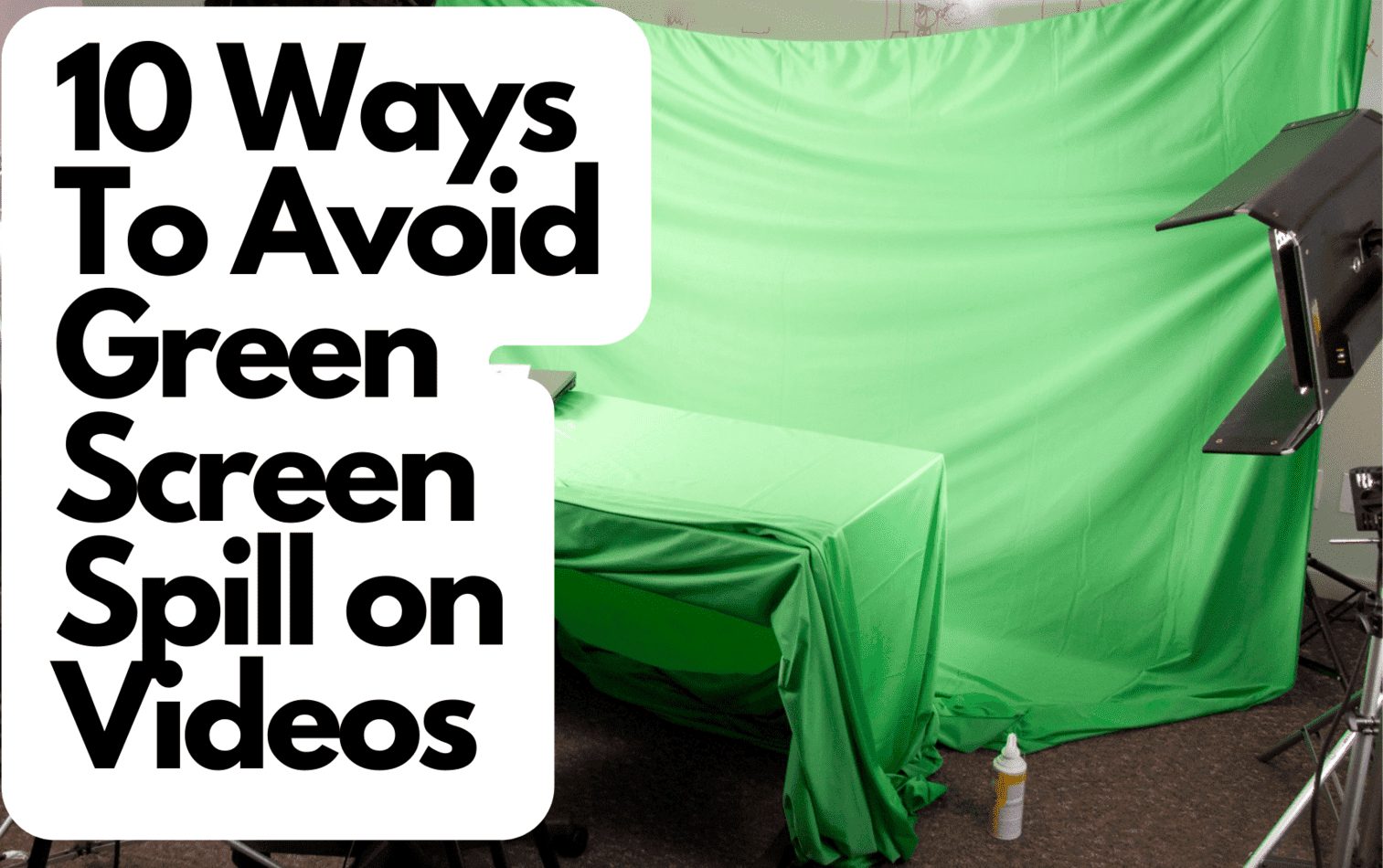 Tips On How To Avoid Green Screen Flickering